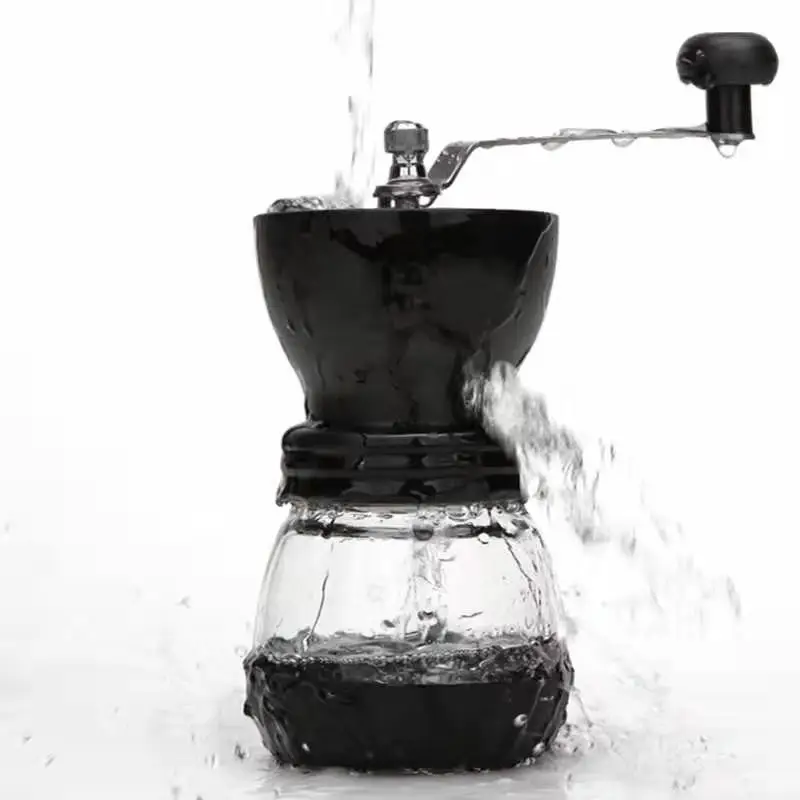 Ручная кофемолка с емкостью для хранения мягкая щетка Conica мини-кофемолка одного