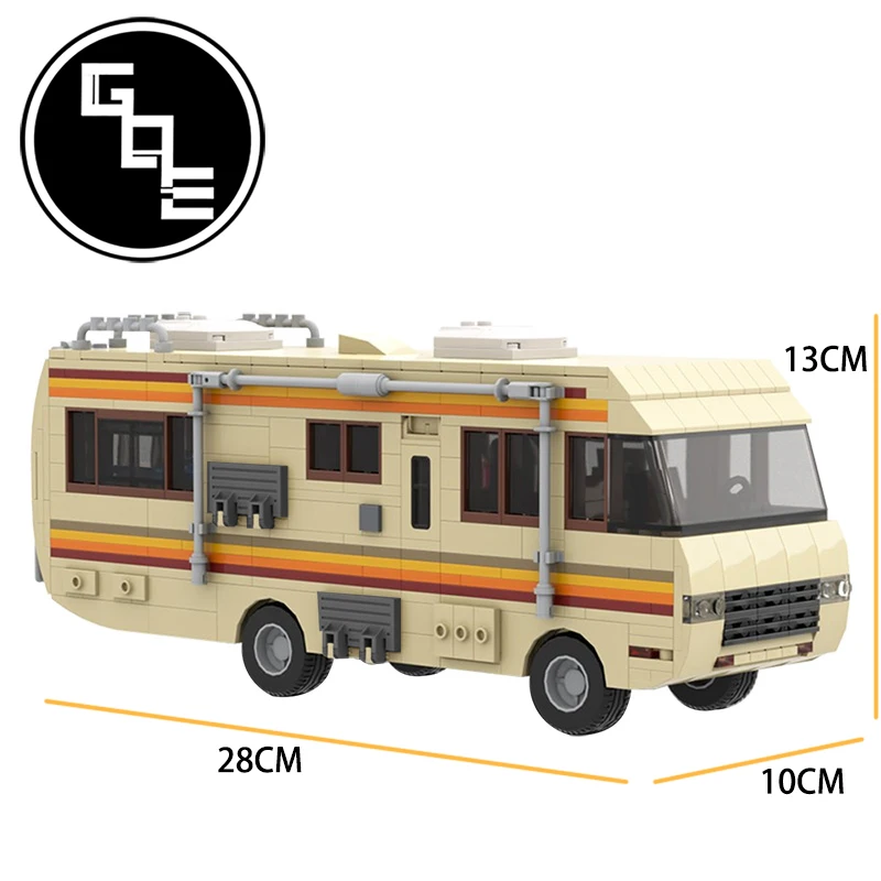 

Classic Drama anime figures Breaking Bad-Walter White & Jesse Pinkman MOC-22534 RV Walter Building Blocks Bricks Kids Toys Gifts