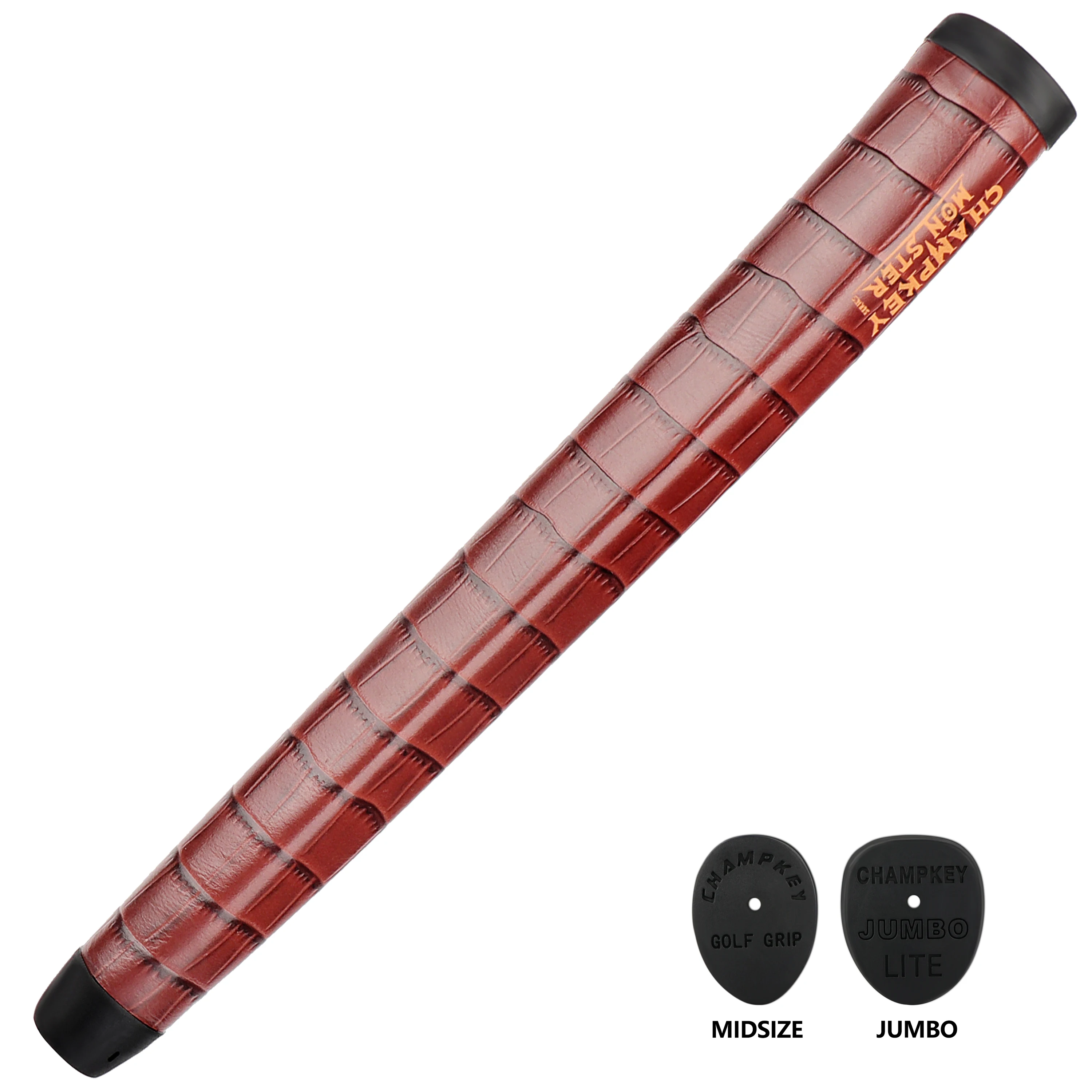 Новые ручки для гольфа CHAMPKEY из змеиной кожи большого размера 6 цветов ручная