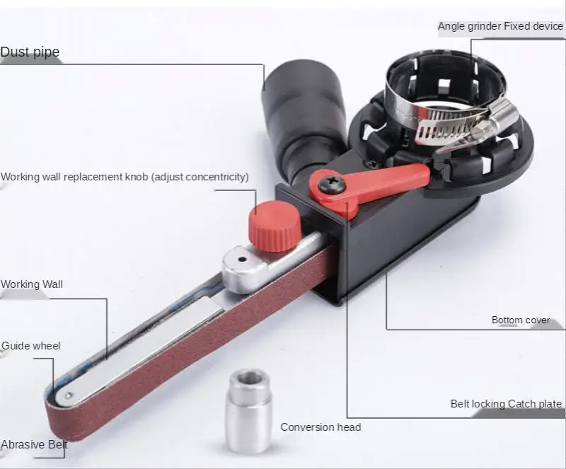 

Angle grinder abrasive belt machine mini abrasive belt head grinder polishing machine wire drawing machine