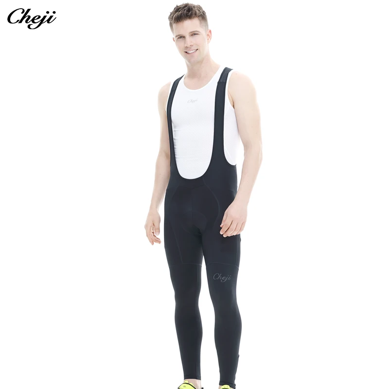 CHEJI Men's Cycling Long Bib Pants Quick Dry Breathable Lycra Bicycle Customized Bike Trousers | Спорт и развлечения
