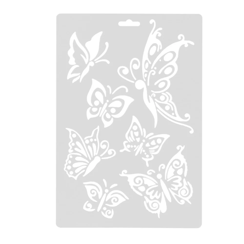

Creative Craft Butterfly Stencils Template DIY Painting Scrapbooking Stamps