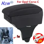 Подлокотник для Opel Corsa c, для Opel Corsa C, магнитный центральный контейнер для хранения с USB-светодиодом