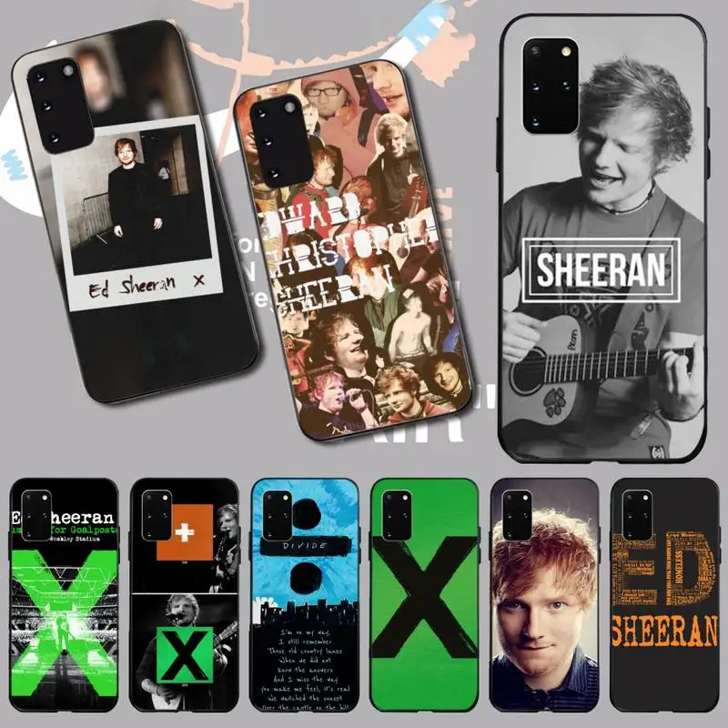 NBDRUICAI Ed Sheeran Жесткий Чехол черный мягкий чехол для телефона Samsung S20 plus Ultra S6 S7 edge S8 S9