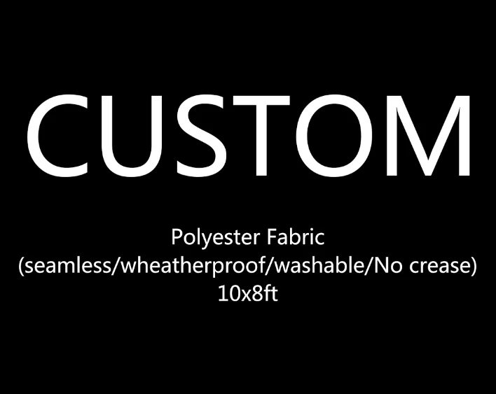 10x8 футов Толстая полиэфирная ткань для улицы бесшовный многоразовый моющийся
