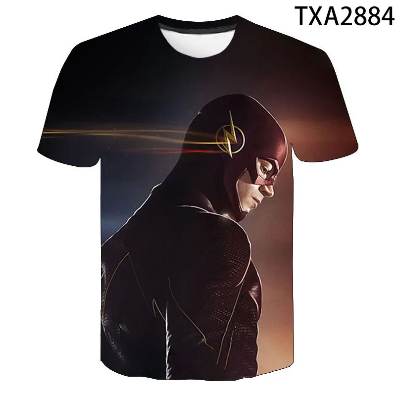 

Summer New Flash Movie 3D T shirt Men Women Children Casual Fashion Streetwear Boy Girl Kids Printed T-shirt Cool Tops