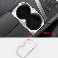 abs matte car front water cup holder gear box case cup cover trim lhd for peugeot 3008 gt 5008 2 2nd 2017 2018 accessories