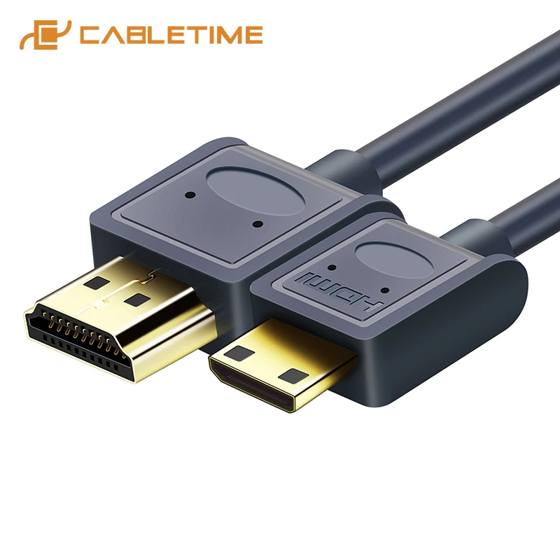 Кабель CABLETIME Mini HDMI 2 0 премиум класса 4K/60 Гц M/M конвертер с быстрой синхронизацией