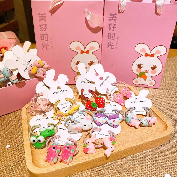 Британское детское кольцо для волос с героями мультфильмов Подарочная коробка