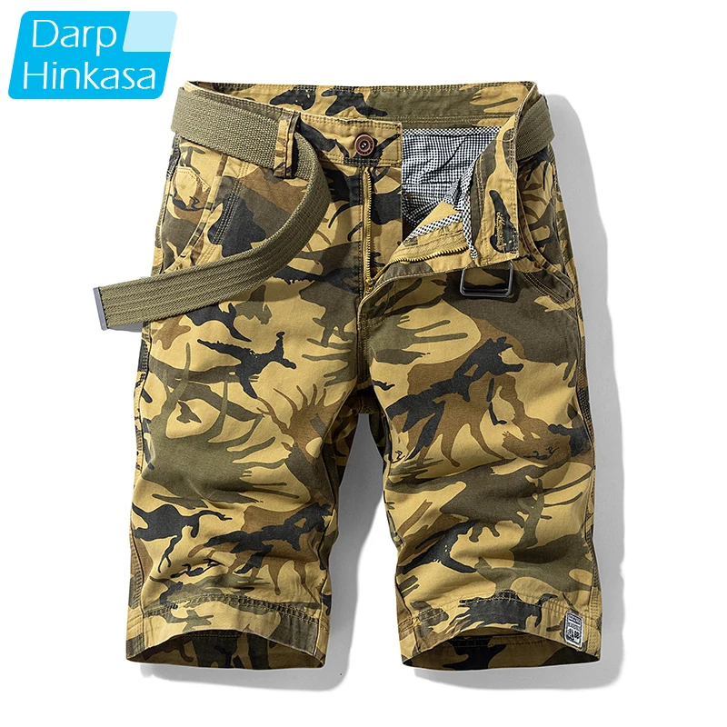 

Летние популярные повседневные модные шорты, мужские повседневные свободные пятиконечные брюки, мужские шорты, хлопковый Камуфляжный улич...