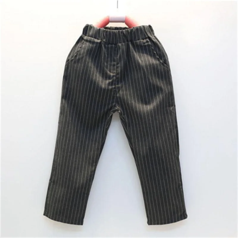 

2021 autumn new products boys and girls three-piece children's fashion striped suit children's clothing
