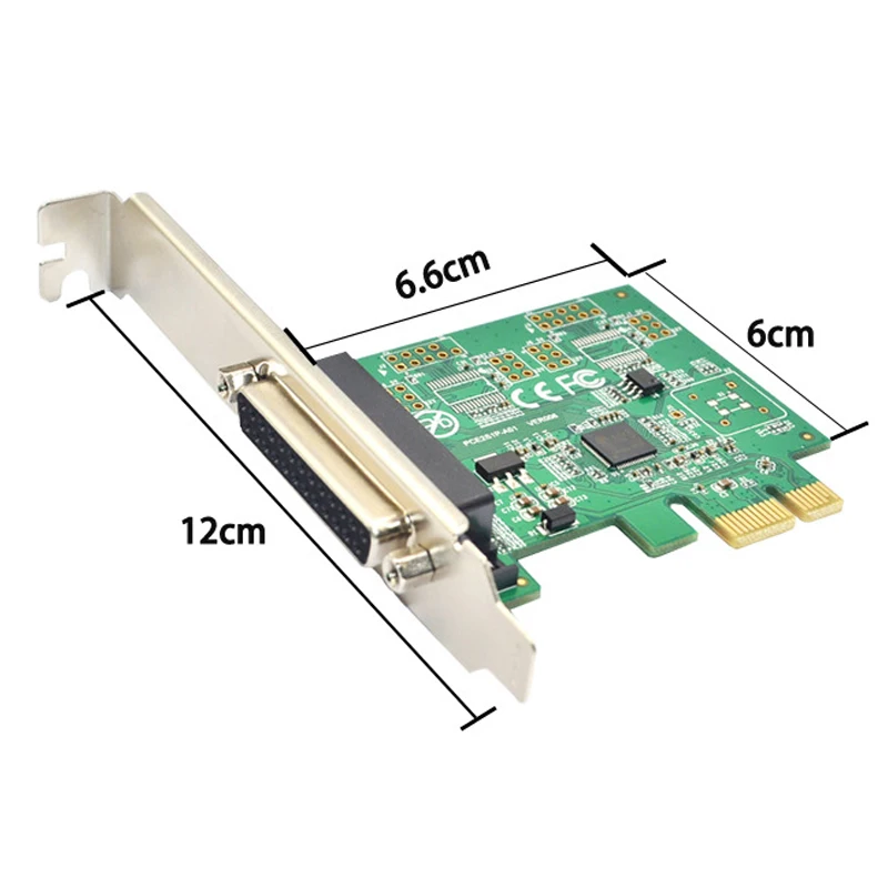 pci express к параллельному порту db25 25pin pcie rise
