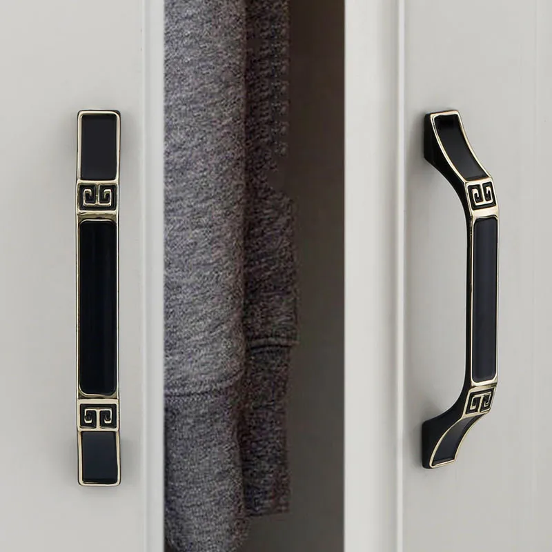 KK & FING современные ручки для шкафа из цинкового сплава кухонные дверные выдвижных