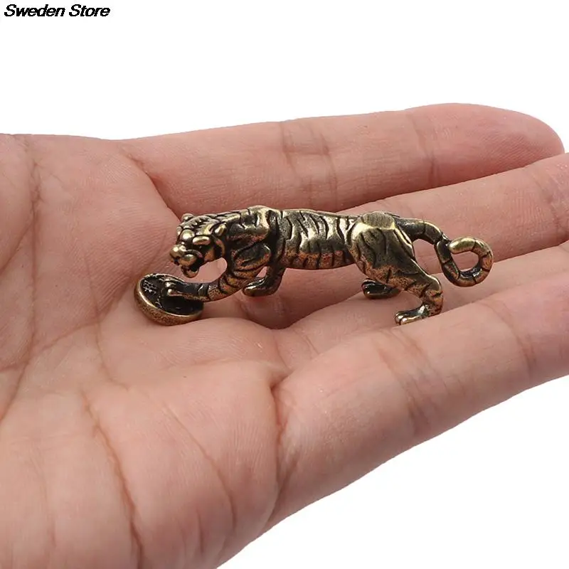 Фигурки тигров из латуни для украшения стола | Дом и сад