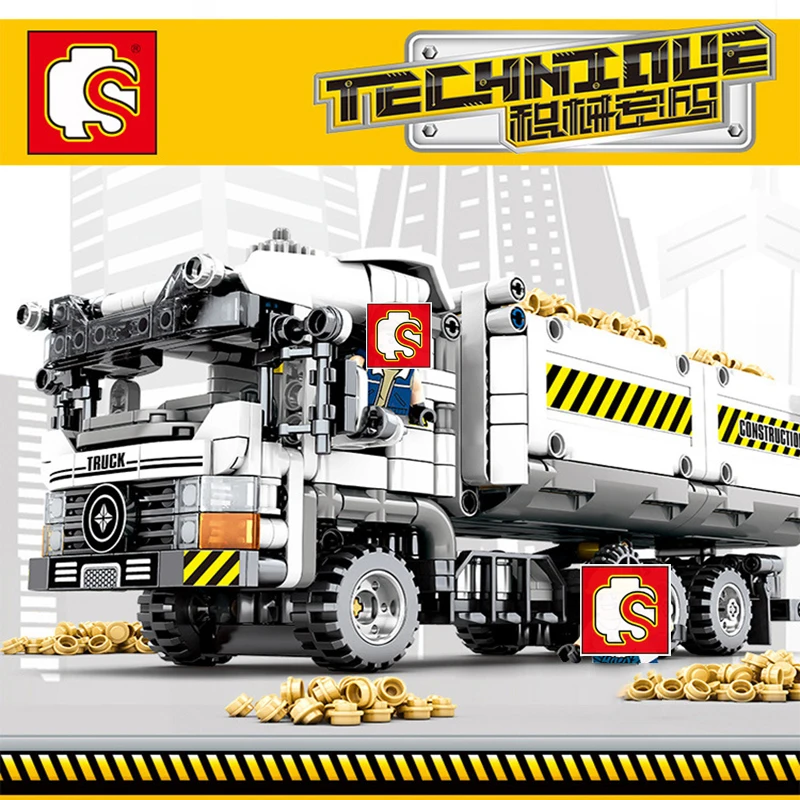 Sembo Block Technic Car Toy Building Blocks сборочные блоки строительная модель грузовика