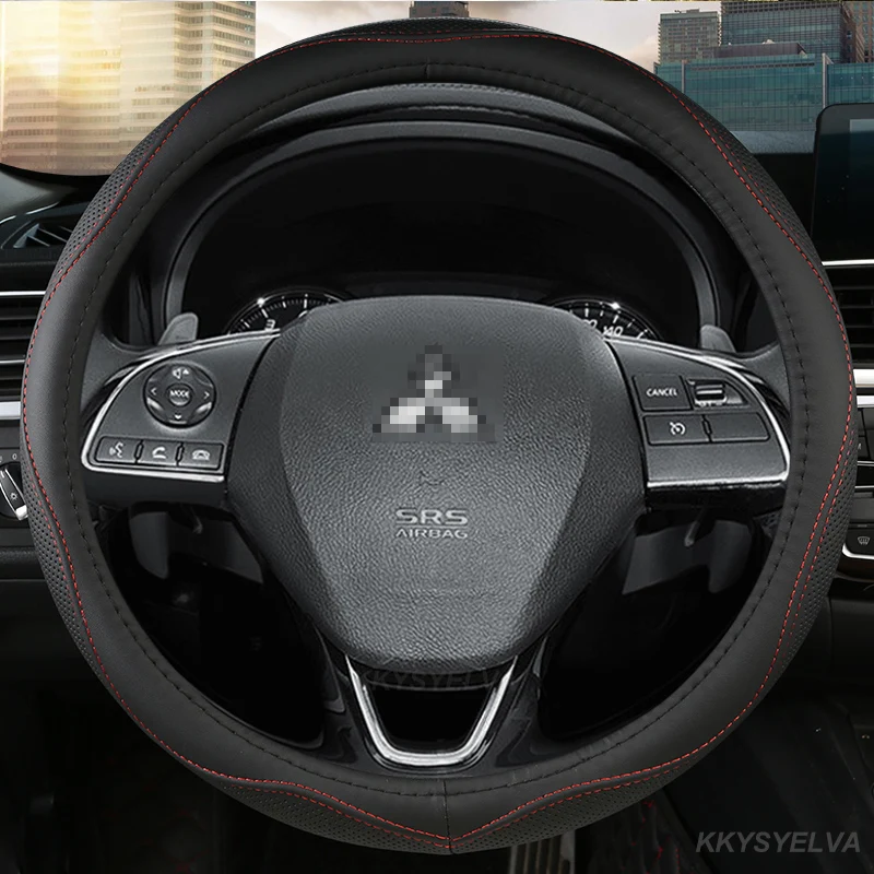 

Автомобильный чехол на руль 38 см 15 дюймов для Mitsubishi ASX RVR Pajero Sport Outlander PHEV Airtrek Grandis lancer evo Eclipse Cross