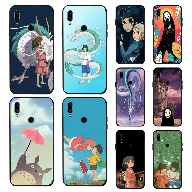 

Spirited Away Ghibli Miyazaki Hayao Japan anime Comics funda coque cover Phone Case For Xiaomi Redmi note 7 8 10 9 s 9t lite pro