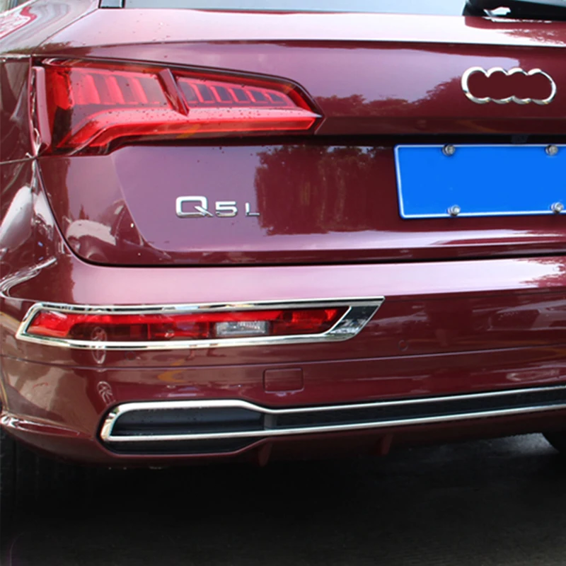 Декоративные наклейки на машину для Audi Q5 хром Яркие полоски задний
