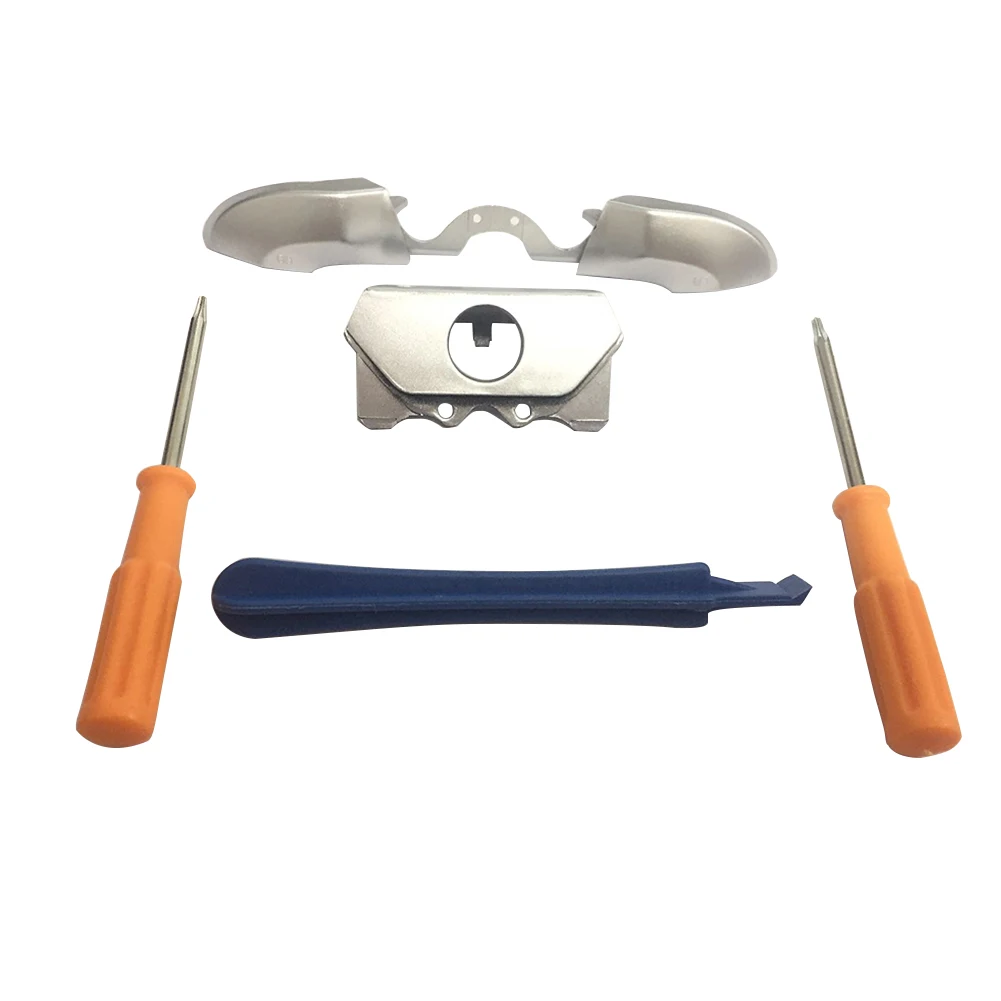 Сменные детали игровой контроллер набор металлических кнопок для бампера легкая