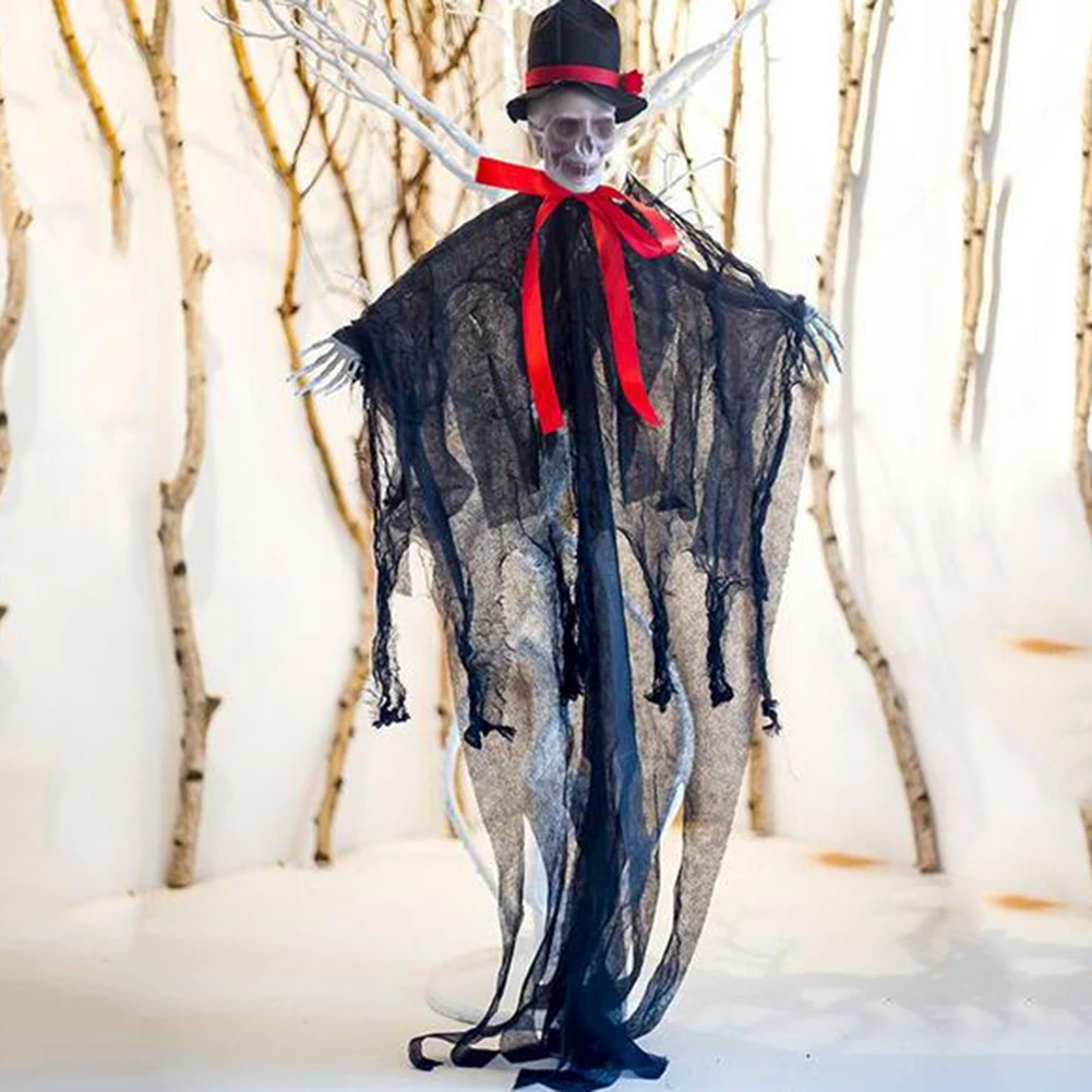 Страшные Висячие Хэллоуин Череп Кулон призрак вечерние принадлежности наружные