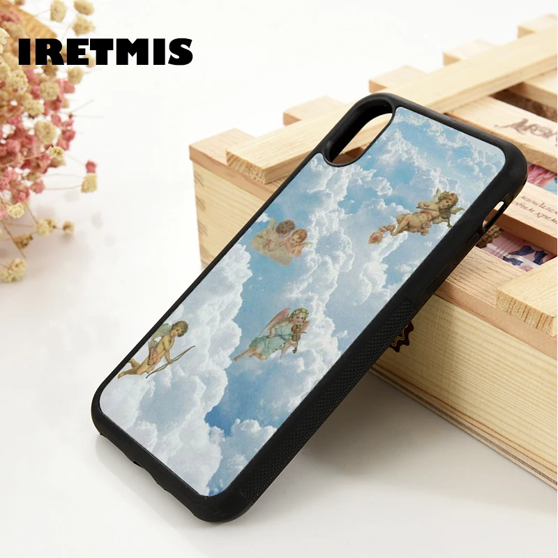 Iretmis 5 5S SE 6 6S Мягкий ТПУ силиконовый резиновый чехол для телефона iPhone 7 8 plus X Xs 11 Pro Max
