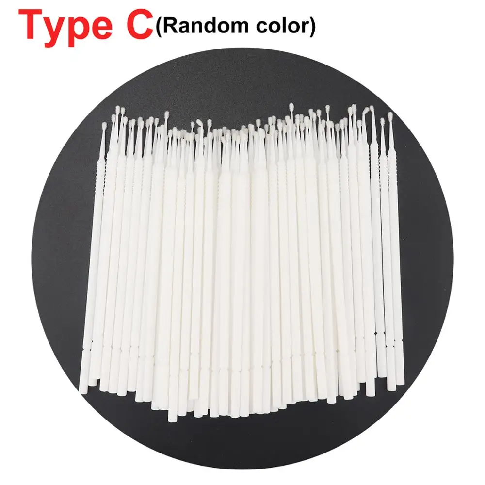 100 шт./пакет микро-Кисть для макияжа одноразовые стоматологические