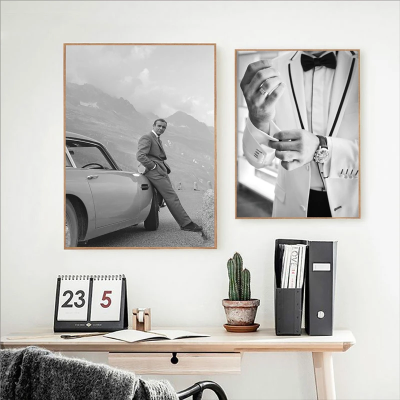 Постеры фильма шпион художественный плакат на холсте ретро 007 Декор Картина