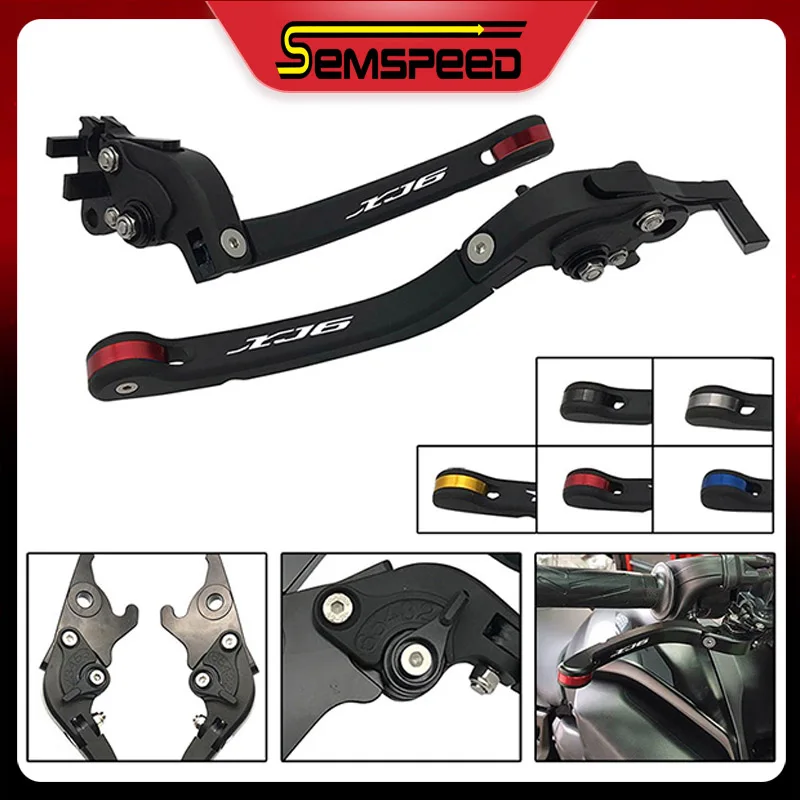 

Для YAMAHA XJ6 DIVERSION 2009 2010 2011 2012 2013 2014 2015 SEMSPEED CNC регулируемые складные рычаги тормоза и сцепления для мотоциклов