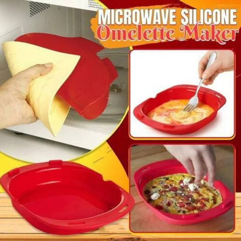 

Microwave Omelet Maker Silicone Omelette Egg Roll Maker Cooking Egg Roll Baking Tray Egg Roll Maker Kitchen Bakware Accessories