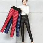 4XL зимние теплые леггинсы из плотного бархата Брюки для девочек повседневные ветрозащитные капри для девочек, хлопковые узкие брюки с высокой талией прикладом подъема леггинсы размера плюс