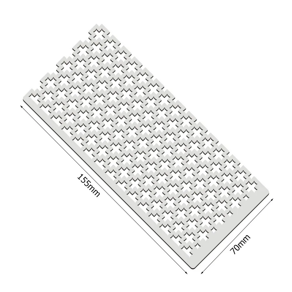 Алмазная живопись сетка линейка точка вышивки сверло 125 квадратная дрель