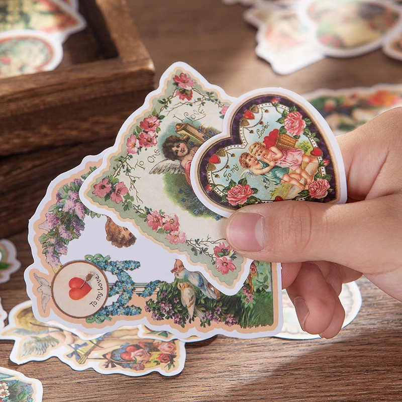 

58pcs/pack Kawaii Stationery Stickers Victorian girl DIY Craft Scrapbooking Album Junk Journal Happy Planner Diary Stickers