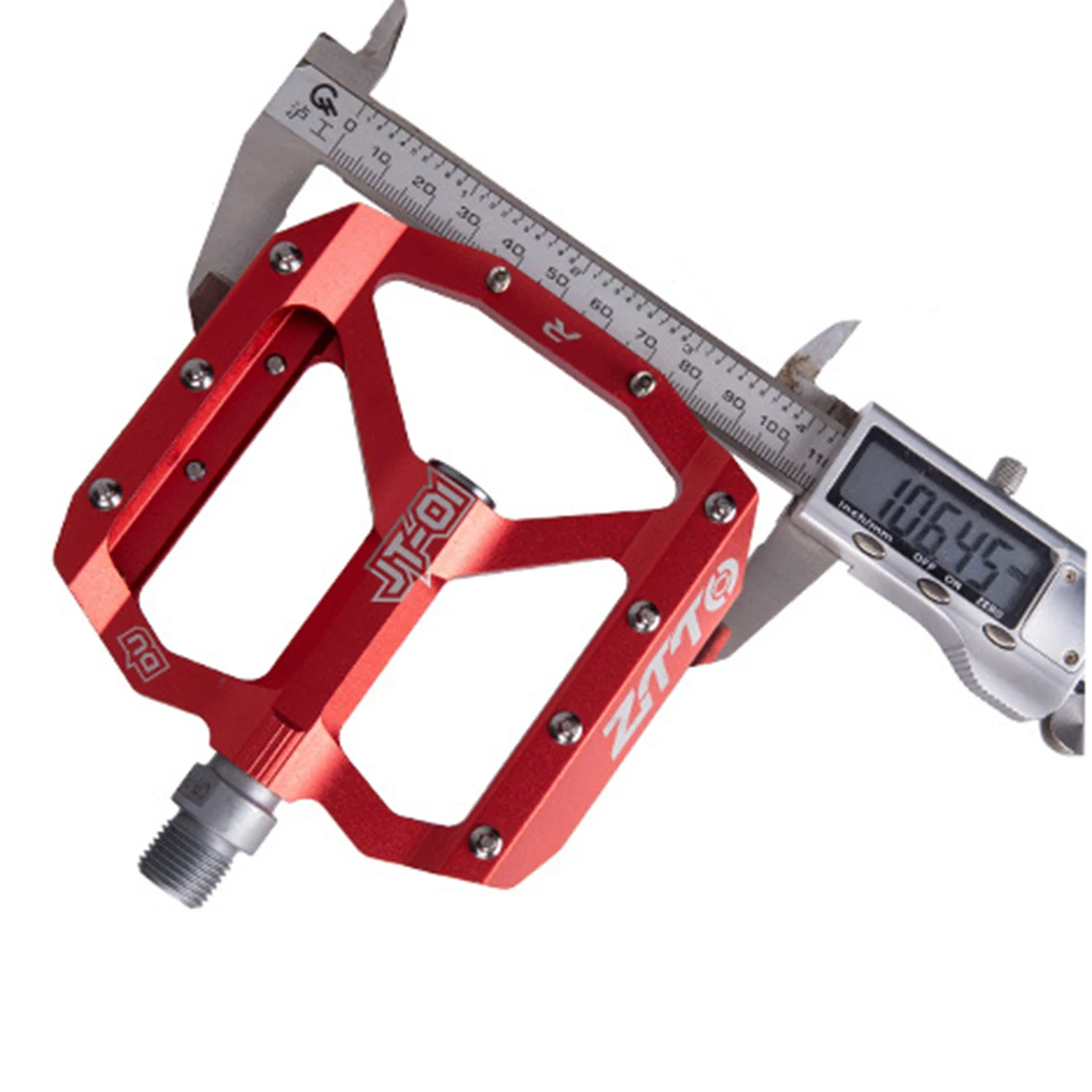 

ZTTO 2pcs Bicycle Pedals Bearing Aluminum Alloy Flat Lightweight Bike Pedal for Road MTB Outdoor Cycling Accessories