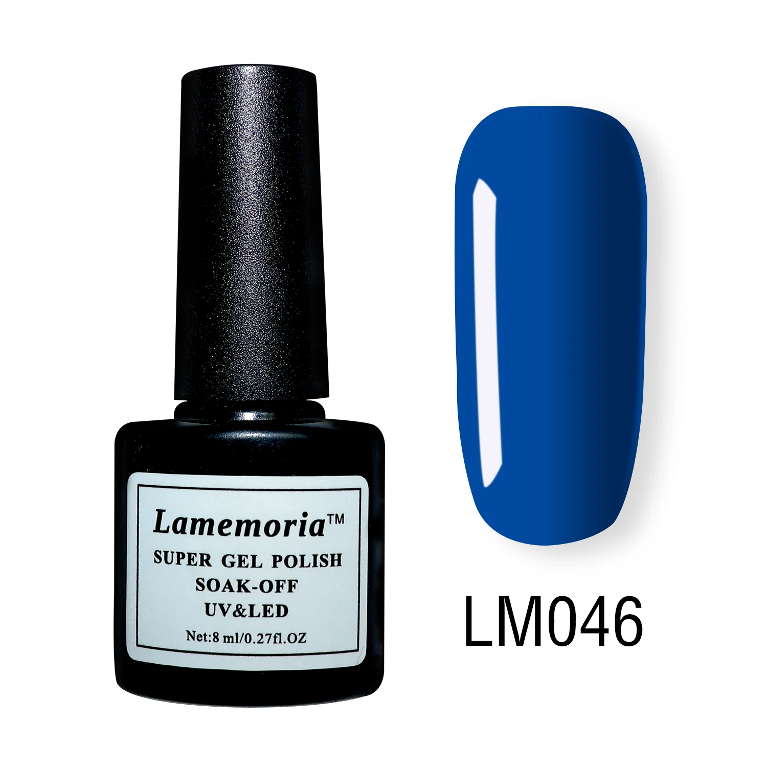 LM046 56 цветов, чистый Гель-лак для ногтей, черный, белый цвет, 8 мл, полуперманентный УФ-лак для ногтей, декоративный светодиодный - Цвет: LM046
