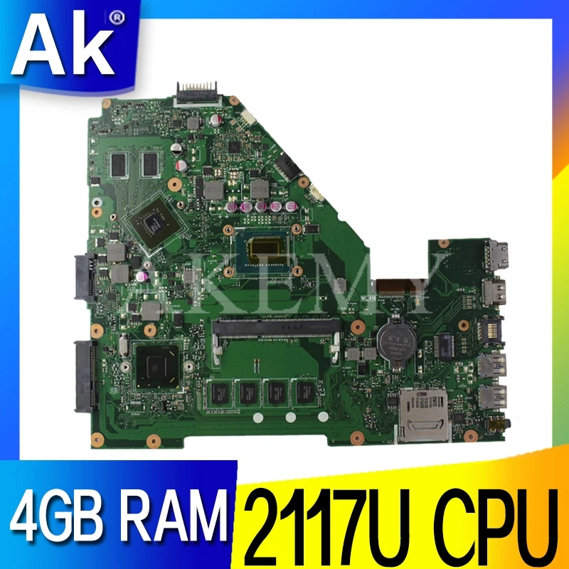 

For ASUS R510C Y581C X550C X550CL X550CC X552C laptop motherboard tested 100% work original mainboard 1007U/2117U CPU 4G