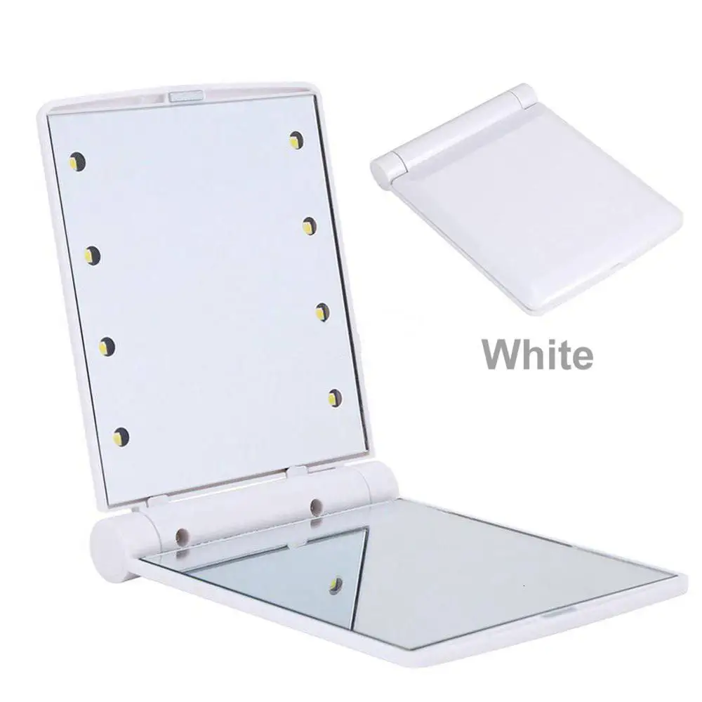 Компактное зеркало для нанесения макияжа Косметический Складной Портативный