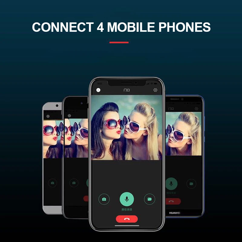 Беспроводной домофон дверной звонок приложение удаленный глазок Инфракрасная