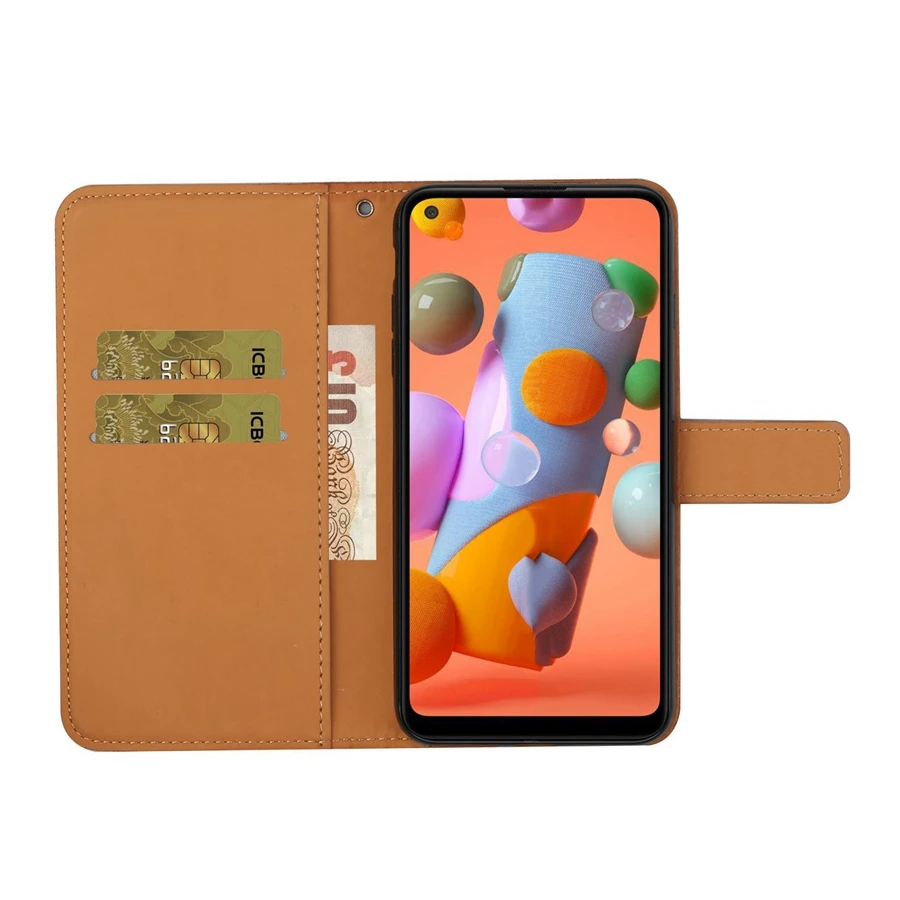 For Samsung Galaxy M11 M 11 Leather Cases on sFor Coque SamsungM11 Galaxym11 SamsungM 11 Flip Case Wallet Phone Cover Fundas