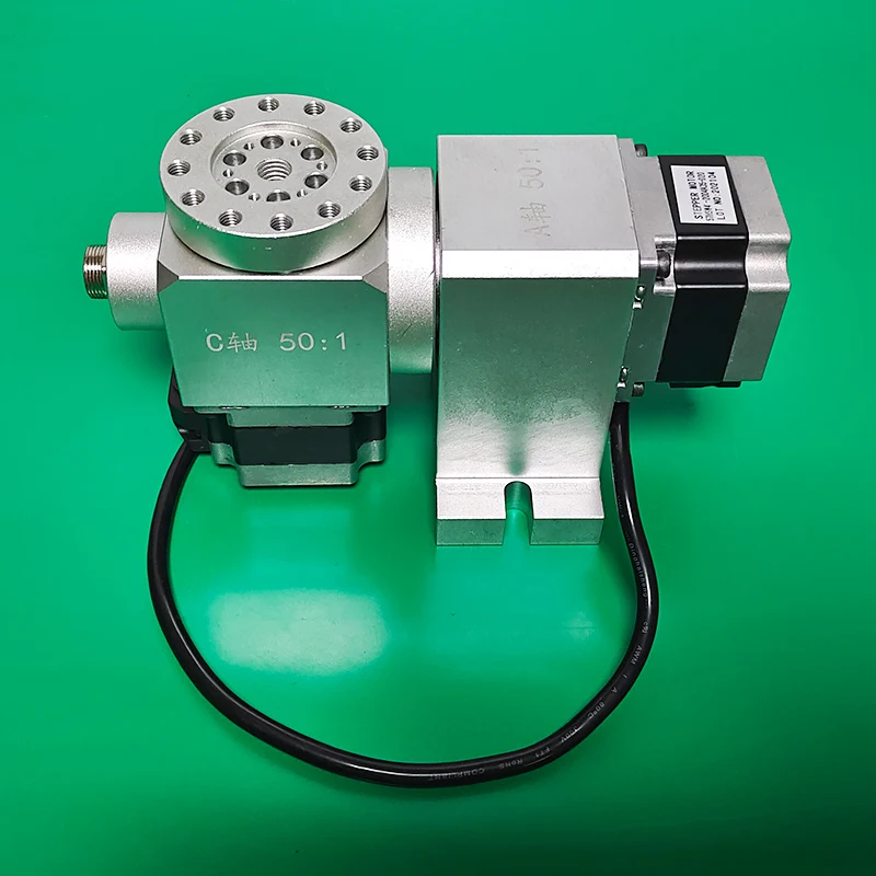 CNC 4th 5th Rotary Axis Speed Reducing Ratio 50:1 Harmonic Drive Reducer with Nema23 57mm Motors for Lathe Router Machine | Инструменты