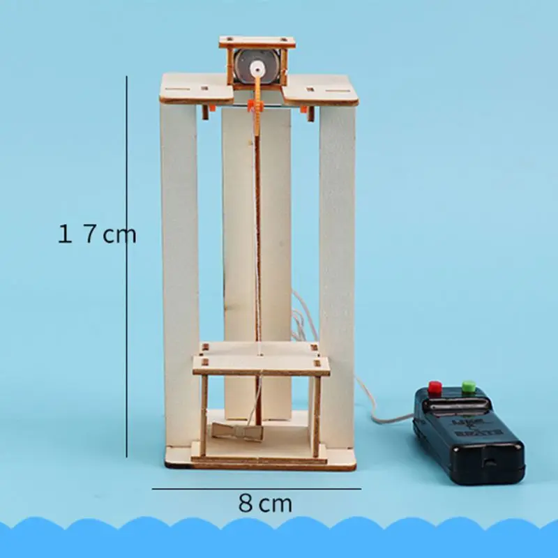 

DIY Electric Elevator Lift Model Children Boy Toys Science Experiment Puzzles Kits Creative Innovation Education For School
