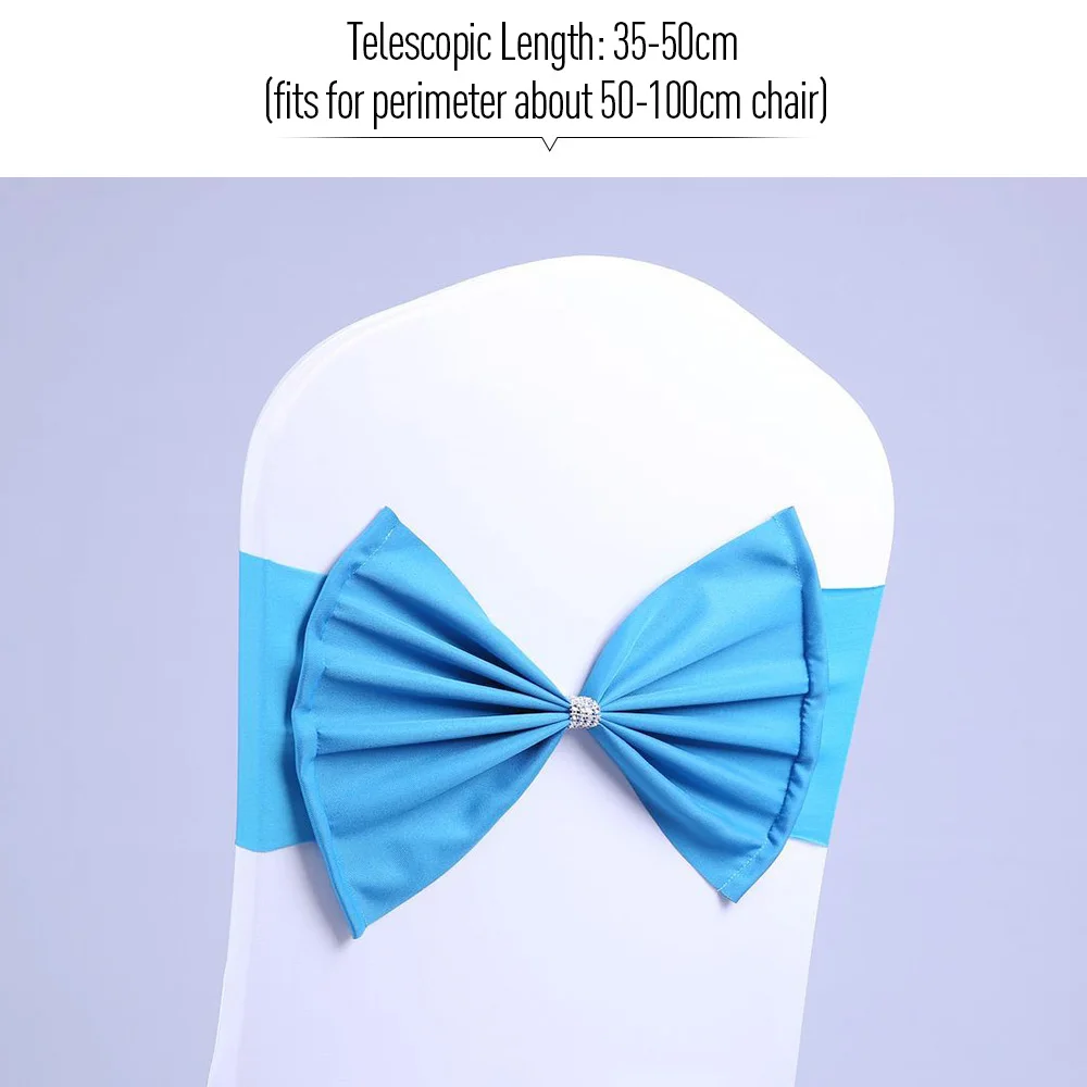 Новинка спандекс пояс для стула подходит всех стульев ленты свадебных бант