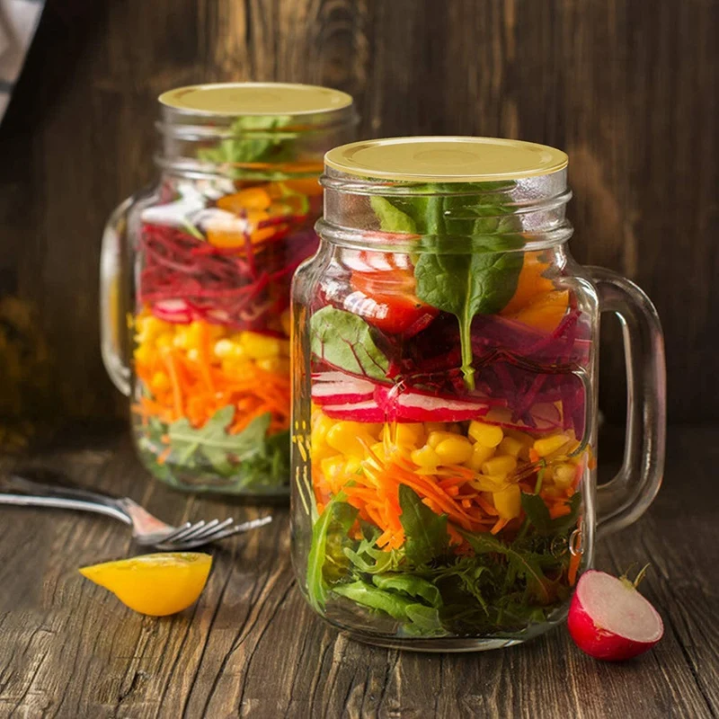 

30 Pack Canning Lids Regular Mouth, Mason Jar Split-Type Lids, Reusable Leak Proof Storage Caps, Canning Jar Lids(70mm)