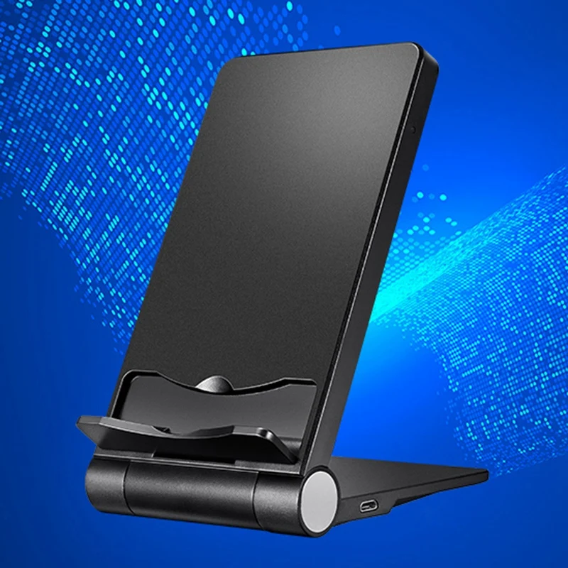 Folding Phone Holder Qi Wireless Charger for Iphone Xs Max Dual Coil 10W Fast Charging Wrieless | Электроника
