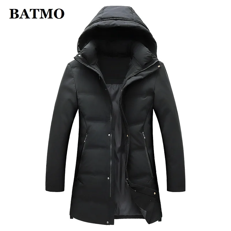 BATMO 2019 Новое поступление зимние высококачественные куртки с капюшоном на 90% белом