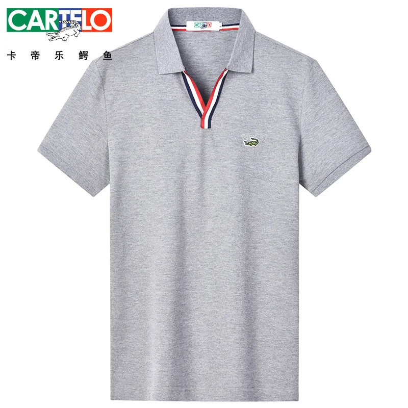 DZYS 2018 Мужская рубашка поло с v образным вырезом Модная для мужчин 3021|Поло| |