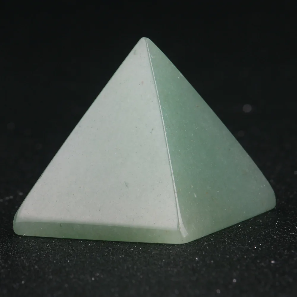 Разные 40 мм Пирамида флюорит Роза резная вручную рейки хрустальные ремесла