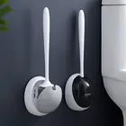 Силиконовая щетка для туалета, аксессуары для туалета, сливная щетка для туалета для дома, аксессуары для ванной комнаты, домашние настенные чистящие инструменты