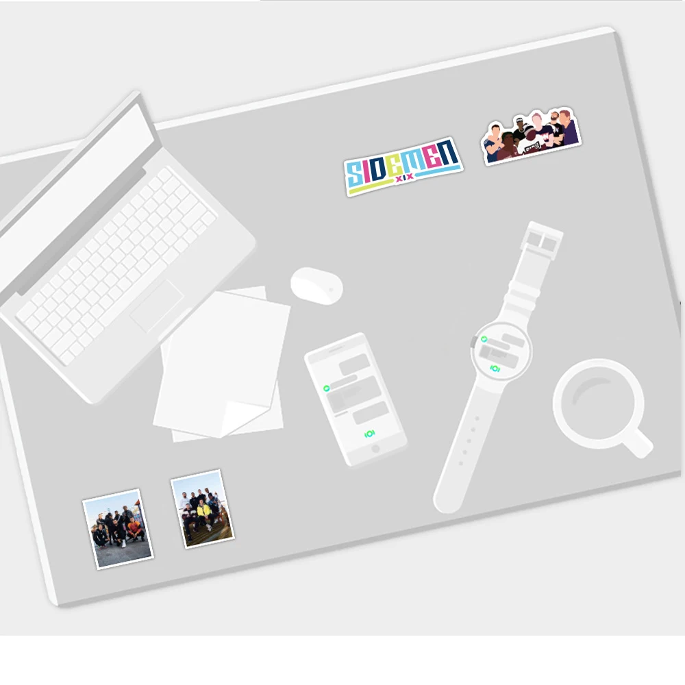 103050pcs sidemen stickers diy snowboard laptop luggage fridge guitar phone waterproof graffiti decal stickers kid classic toy free global shipping