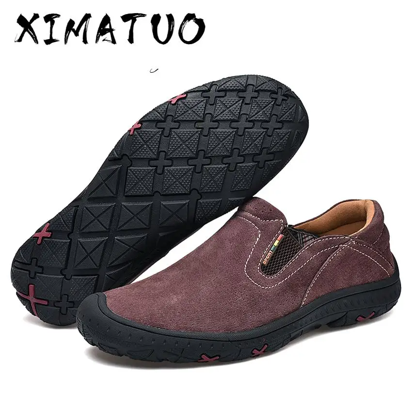 Лоферы мужские из натуральной кожи брендовые Повседневные Дышащие Дизайнерские