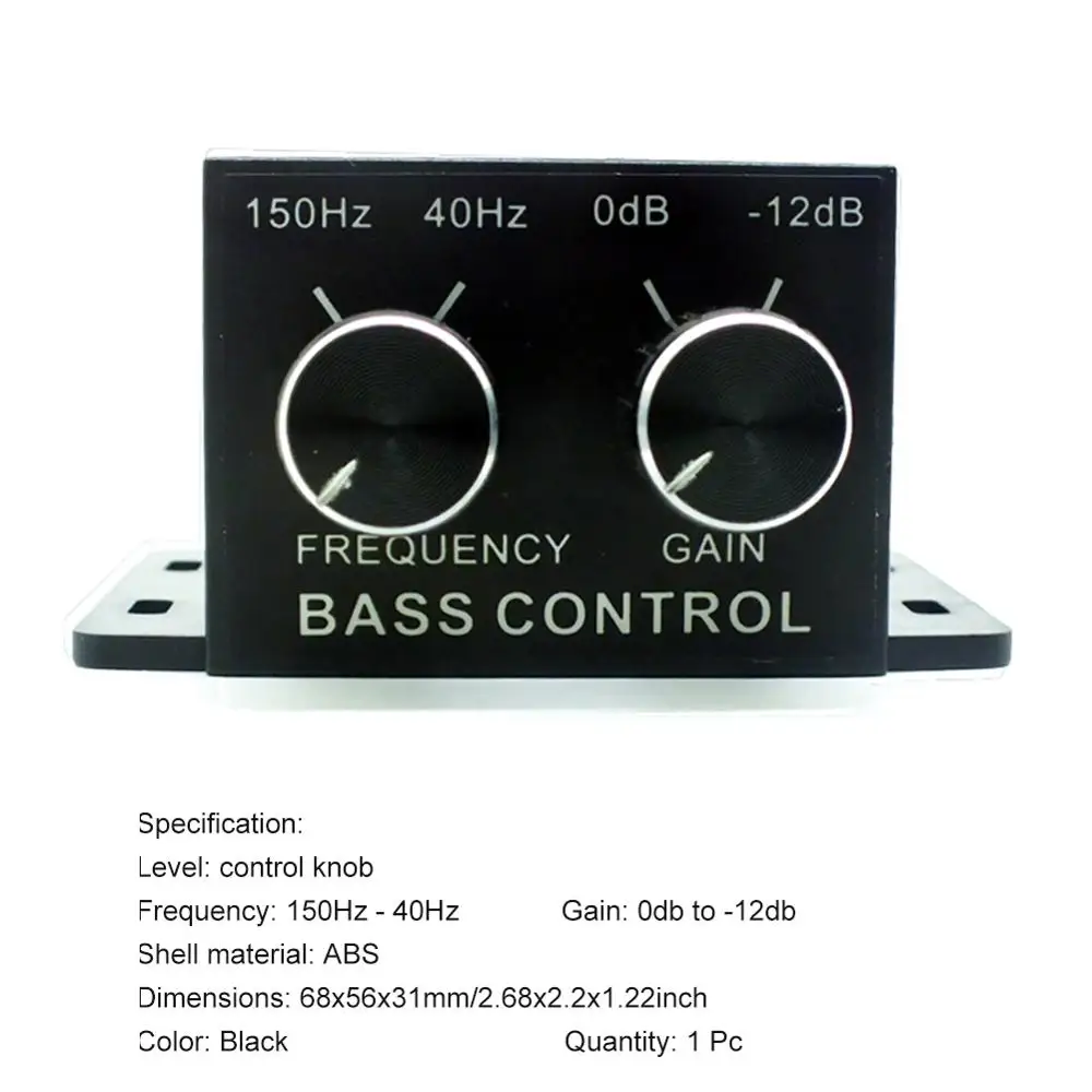 Автомобильный регулятор аудио усилитель бас сабвуфер стерео эквалайзер